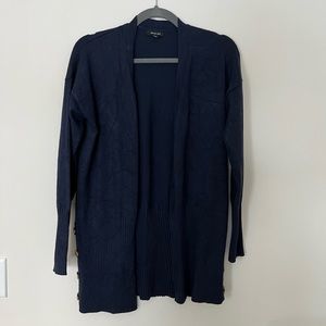 Navy long cardigan